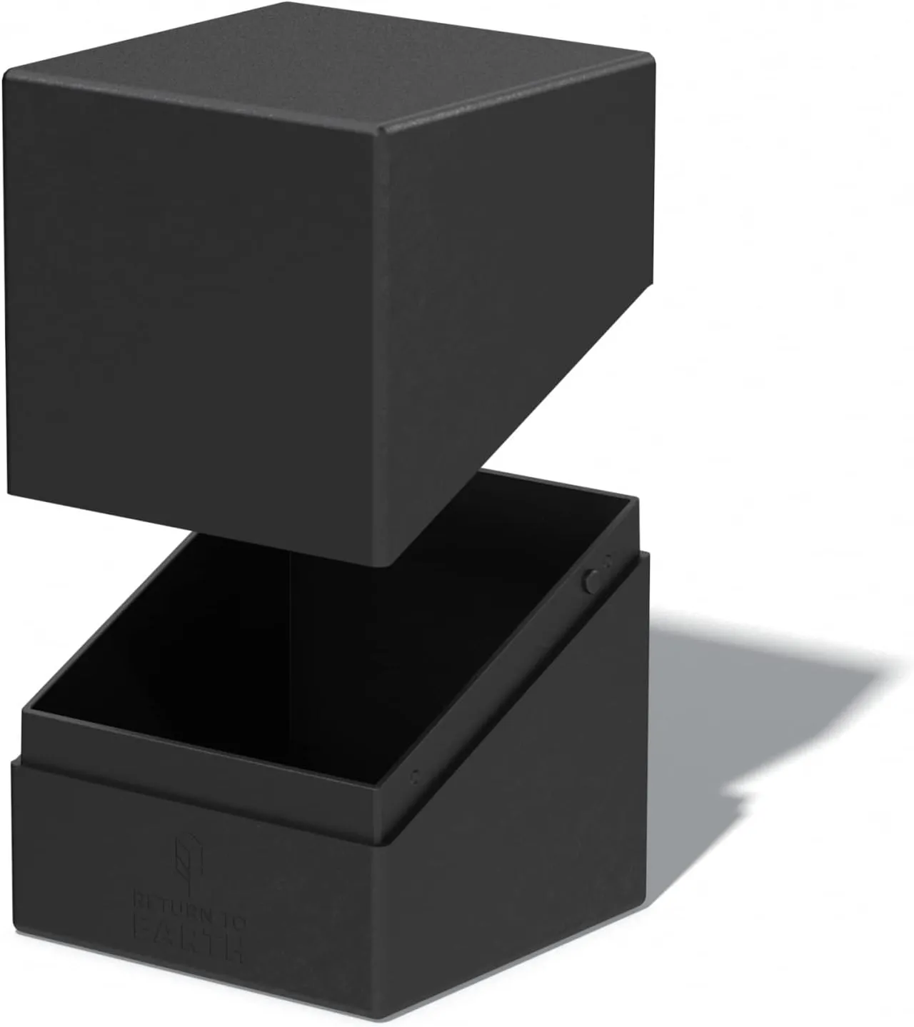 Ultimate Guard RTE Boulder 100 , Deck Case for 100 Double-Sleeved TCG Cards, Black, 97% Renewable, Made in Germany, Secure & Durable Storage