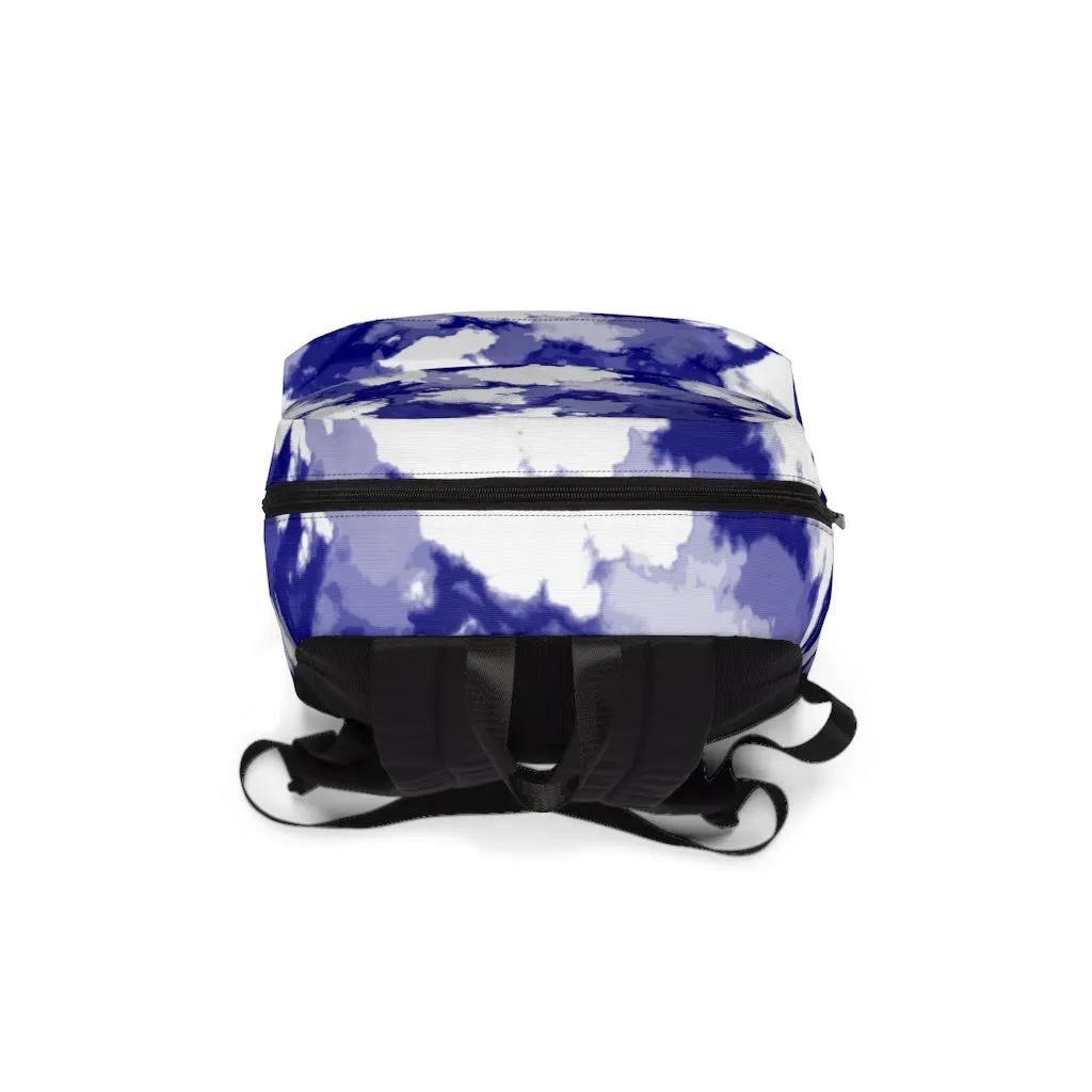 Unisex Classic Waterproof Backpack - Foamy Sea