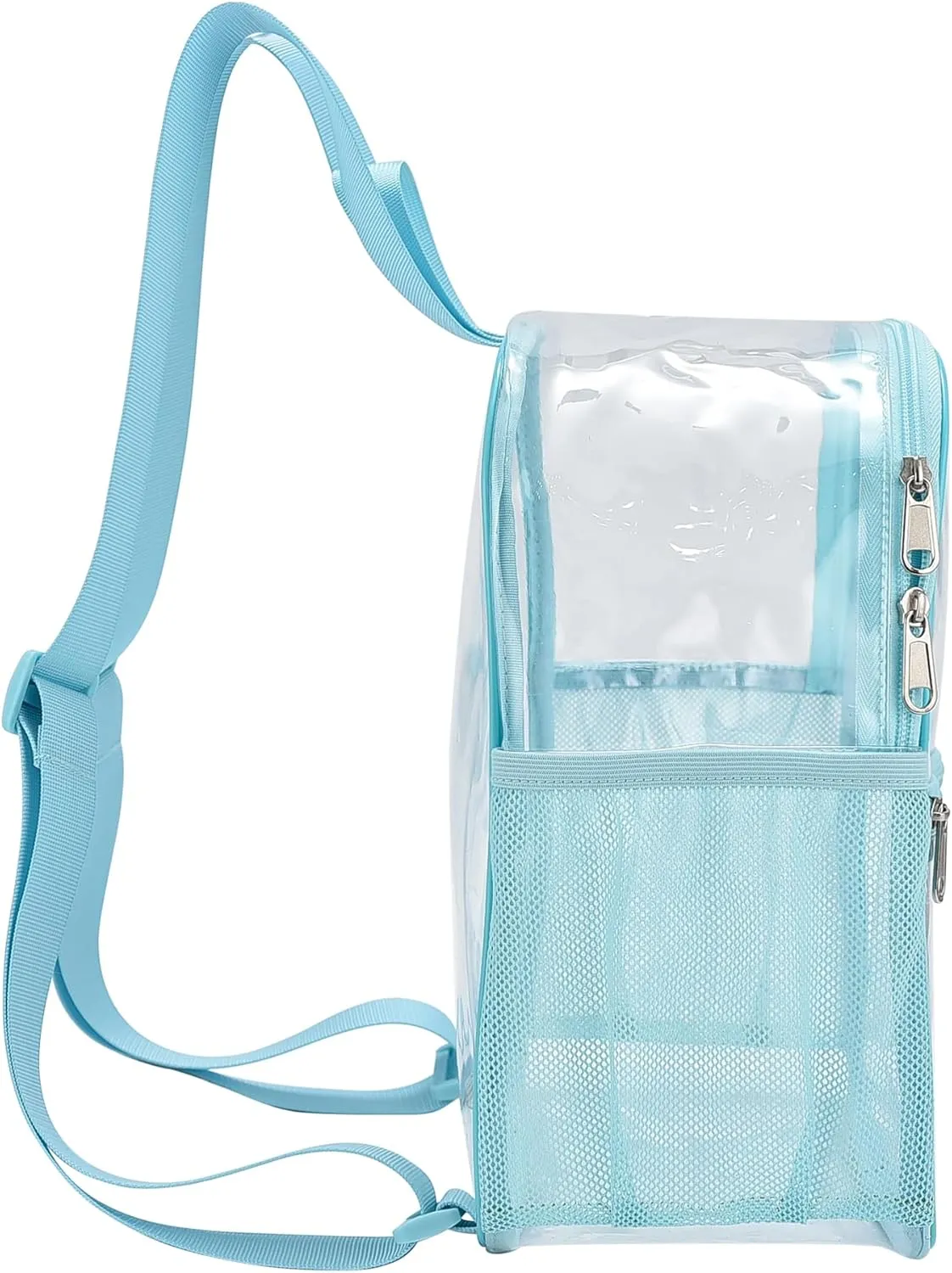 USPECLARE Clear Backpack Stadium Approved 12X11x6, Waterproof Clear Bag Stadium Backpack for Concert Work Sport Event