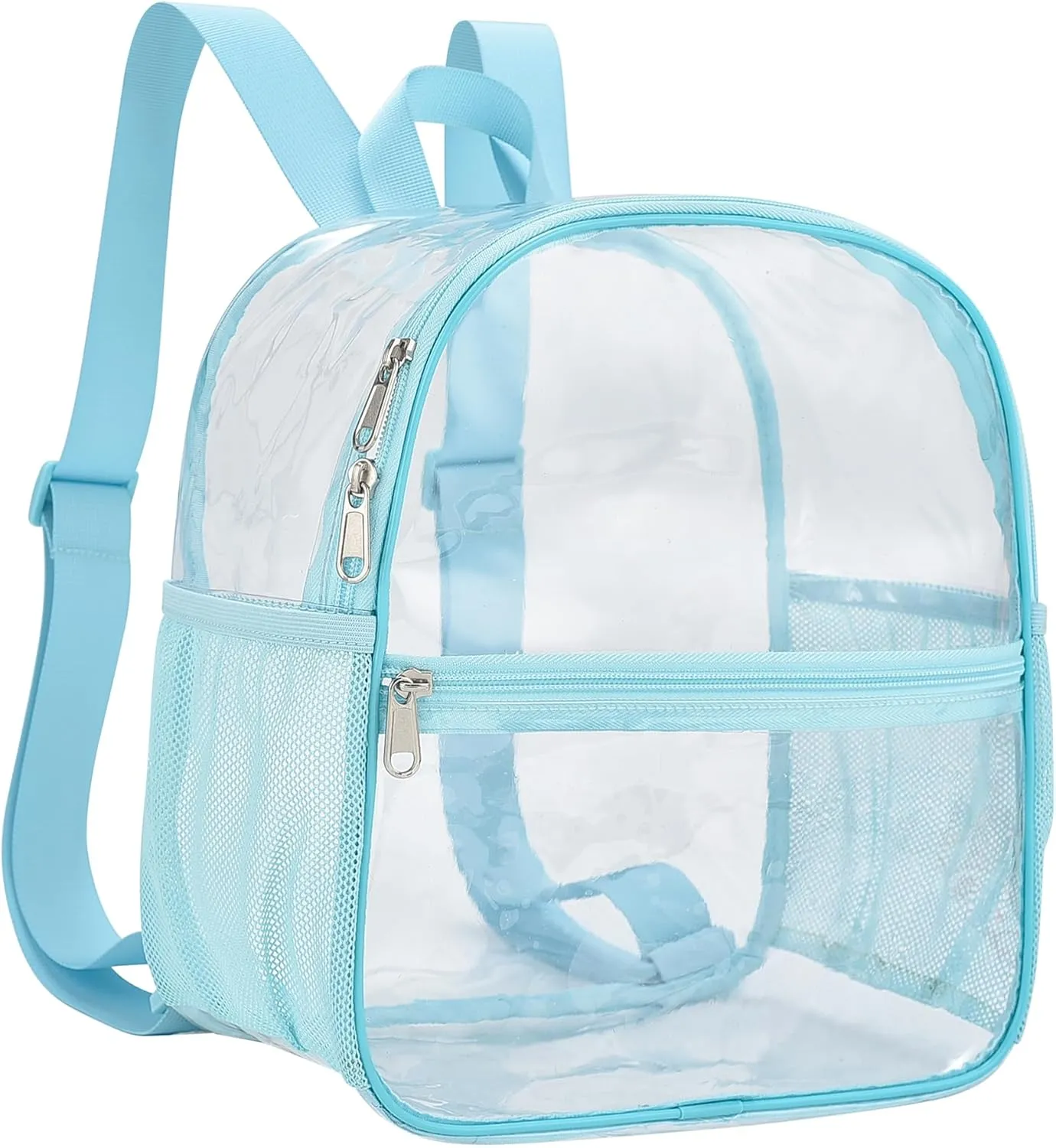 USPECLARE Clear Backpack Stadium Approved 12X11x6, Waterproof Clear Bag Stadium Backpack for Concert Work Sport Event