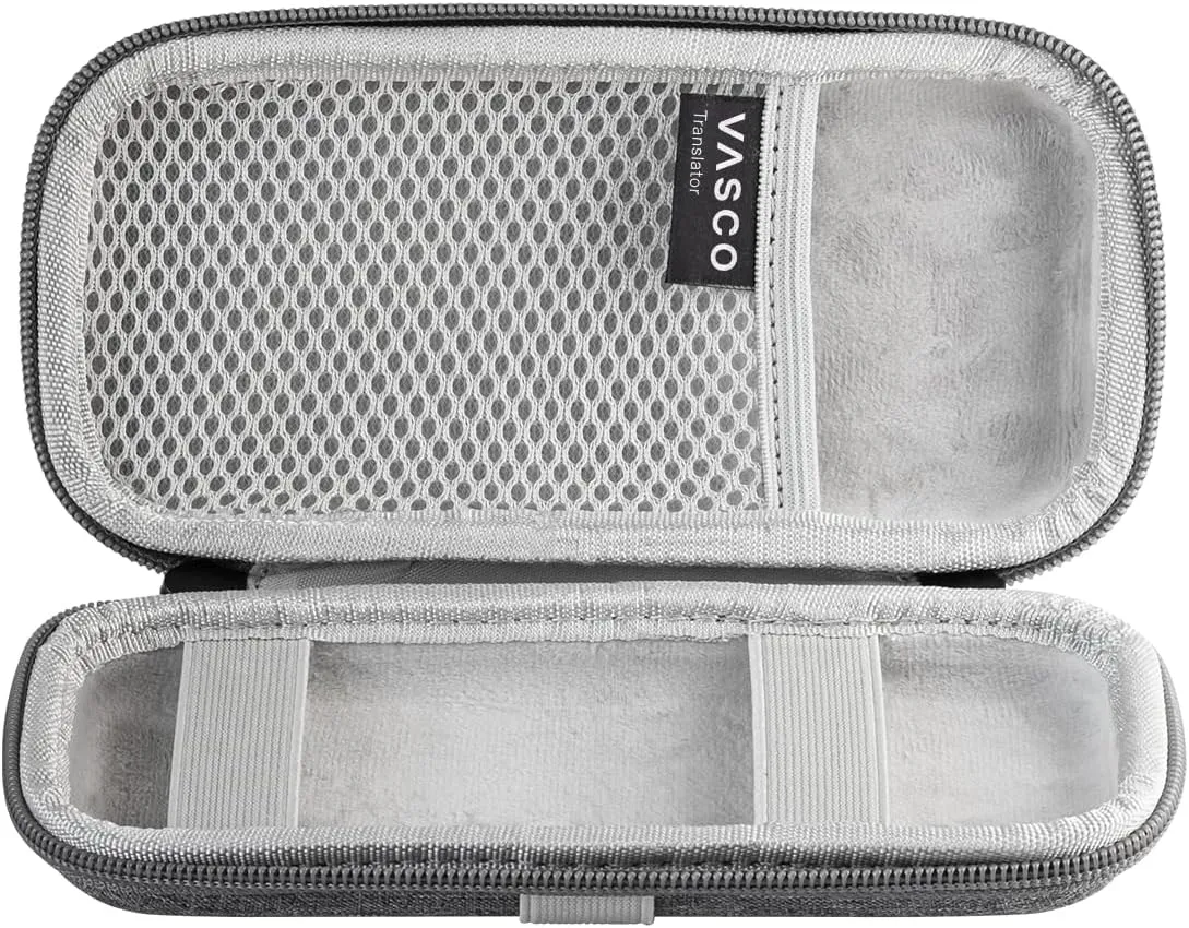 Vasco Translator V4 Protective Case, Scratch-Resistant, Zipper Pull, Travel-Friendly Carrying Case