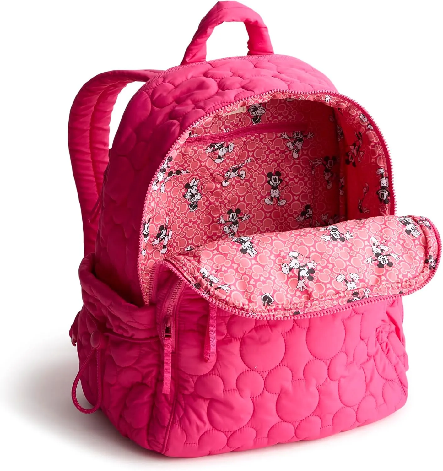 Vera Bradley Women's Disney Featherweight Bancroft Backpack, Beetroot Pink, One Size