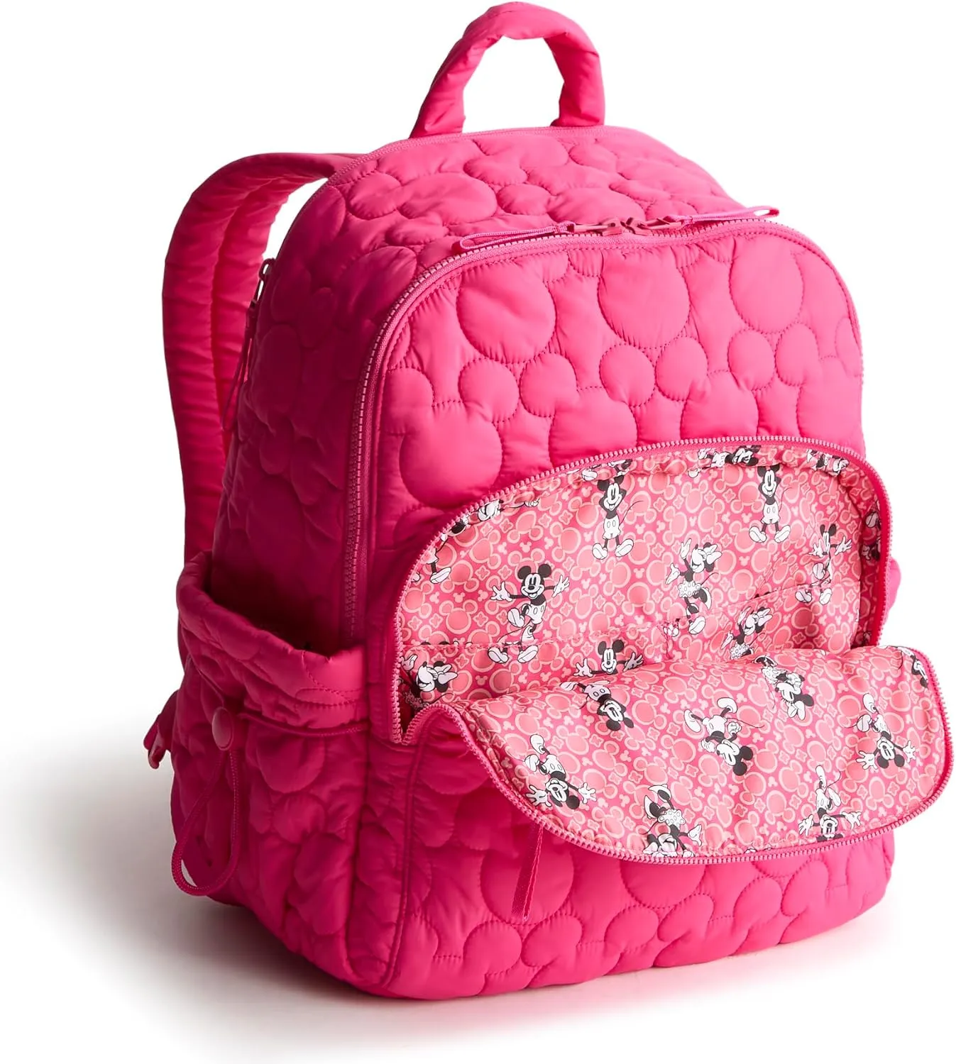 Vera Bradley Women's Disney Featherweight Bancroft Backpack, Beetroot Pink, One Size