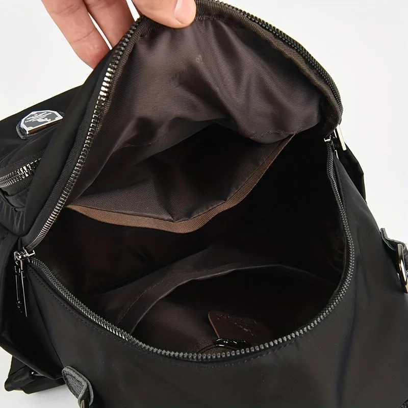 Versatile Black Backpack - Lightweight, Water-Resistant, Large Capacity: Perfect for School, Travel, & Everyday Use