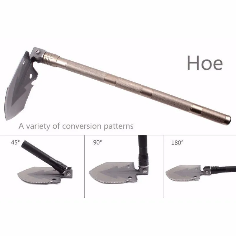 Versatile Tactical Camping Equipment Spade Survival High-standard Multifunction Folding Tool