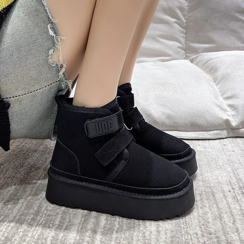 Victoria - Luxury plush winter boots for women with adjustable fit
