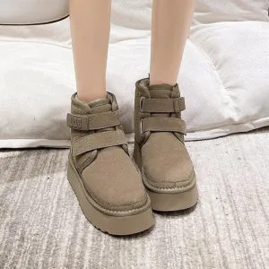 Victoria - Luxury plush winter boots for women with adjustable fit