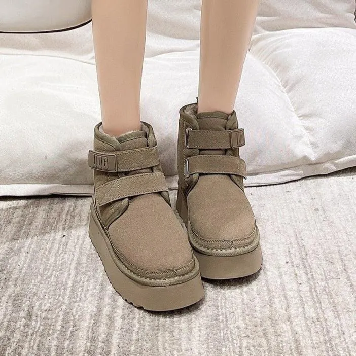 Victoria - Luxury plush winter boots for women with adjustable fit