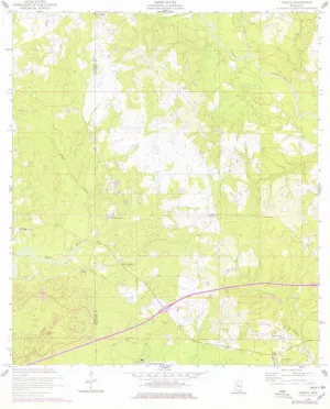 Vidalia MS topo map, 1:24000 Scale, 7.5 X 7.5 Minute, Historical, 1956, Updated 1976, 26.8 x 22 in