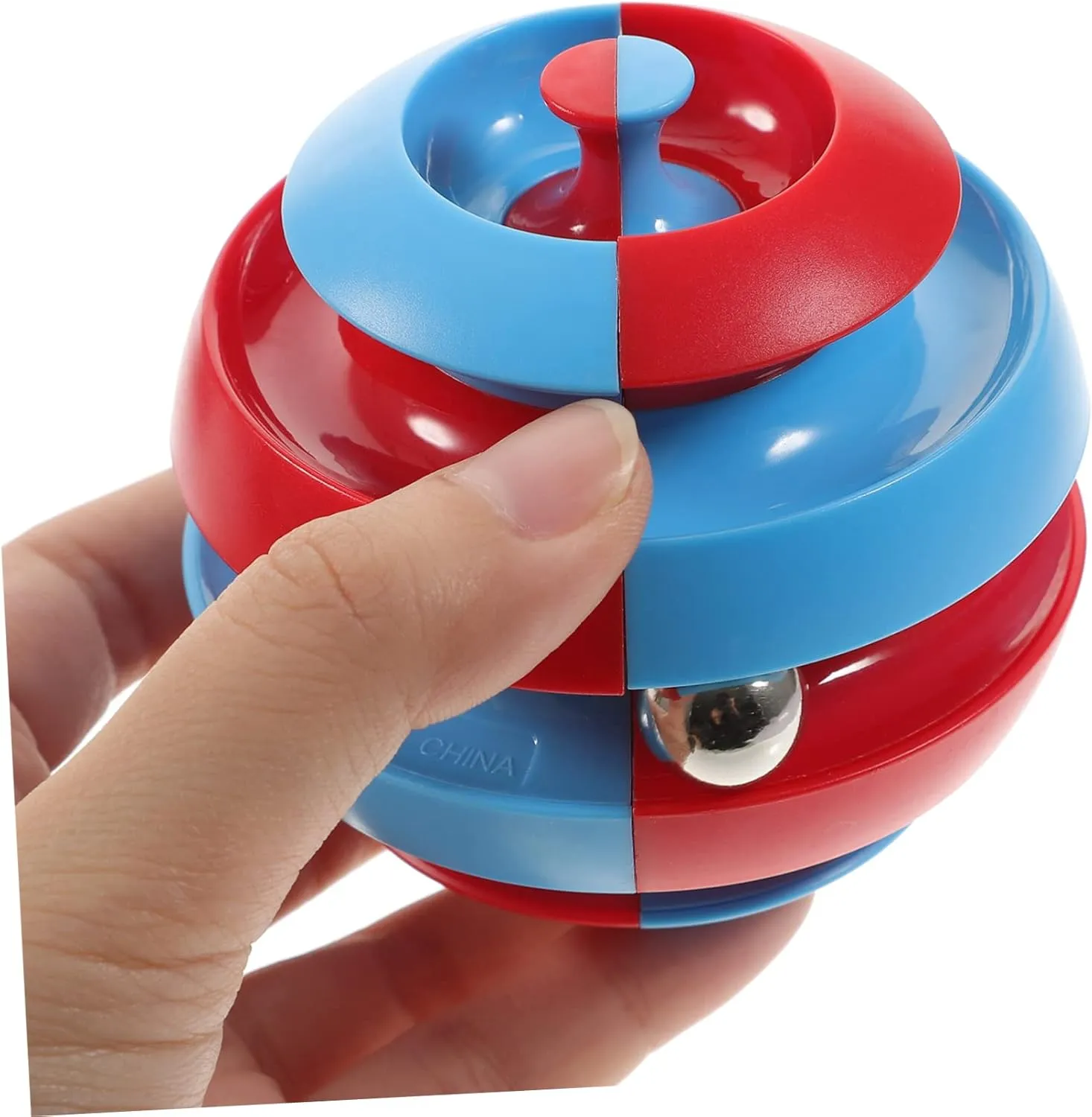 Wakauto Orbit Ball Puzzle Fidget Rotating Rail Ball for Adults Relief Plaything Relief for Go Fun