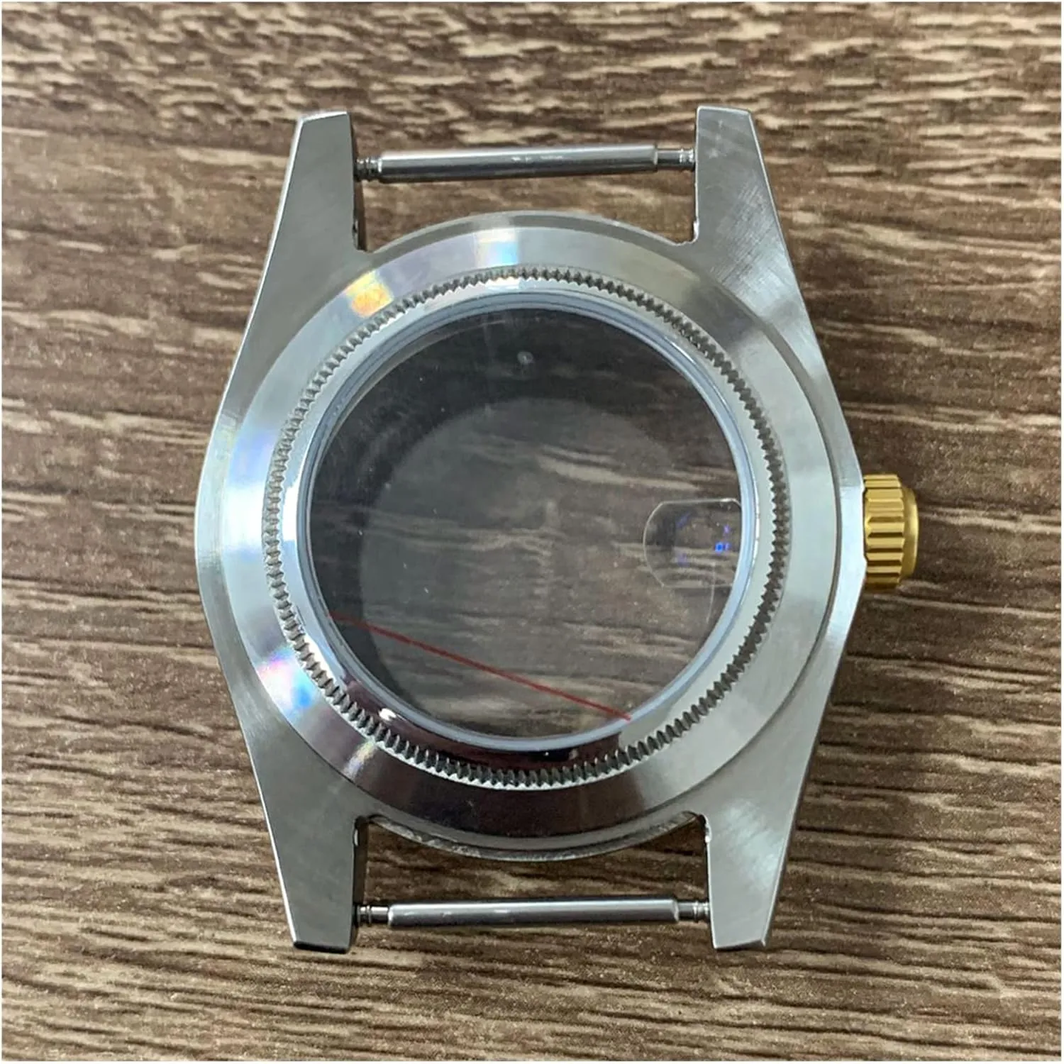 Watch 39mm Stainless Steel Case PVD, Sapphire Crystal, Transparent Back Cover, Japanese Movement NH35 / NH36 watch case