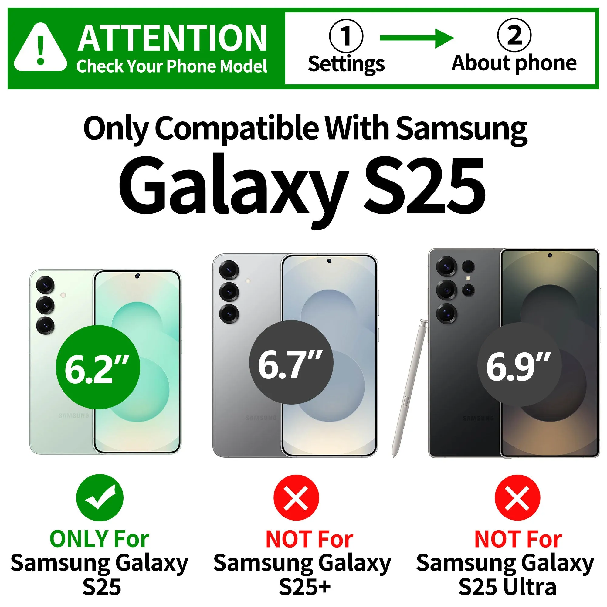 Waterproof Case - Samsung Galaxy S25