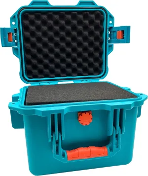 Weatherproof Shockproof Hard Case With Customizable Foam Interior - IP67 Dust and Water Protection - 12” x 10” x 8”