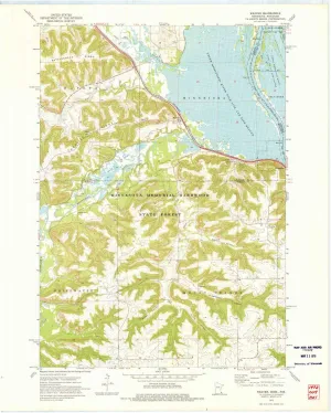 Weaver MN topo map, 1:24000 Scale, 7.5 X 7.5 Minute, Historical, 1972, Updated 1976, 27.23 x 21.53 in
