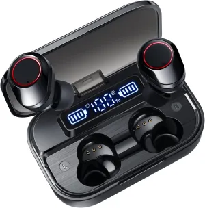 Wireless Earbuds Bluetooth 5.3 Headphones with Superior Stereo Sound, Bass Boosted, IPX8 Waterproof Earphones, 8Hrs Long Playtime/Single Charge, Touch Control in-Ear Headset w/Mic