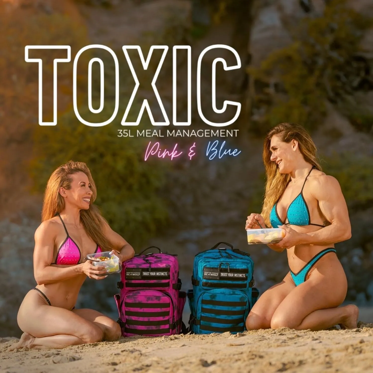 WOLFpak 35L Backpack Meal Prep Management (Toxic Pink)