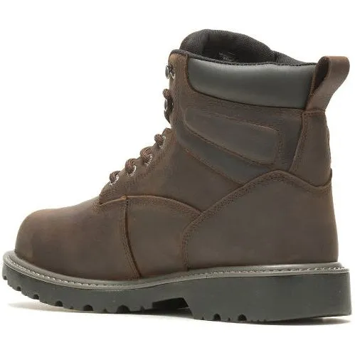 Wolverine Men's Floorhand 6" Steel Toe Waterproof Work Boot -Brown- W231024