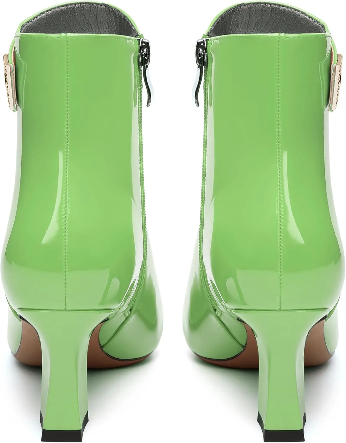 Women's ankle boots, mid heeled pointed fashion sexy boots, 2.5-inch slim high heels