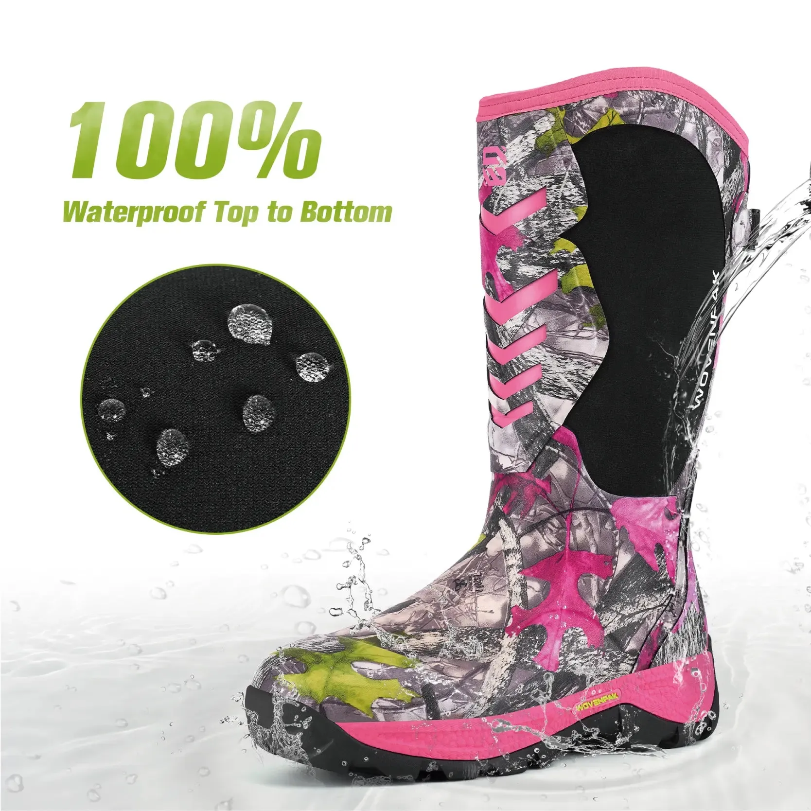 Wovenpak Rubber Boots for Women