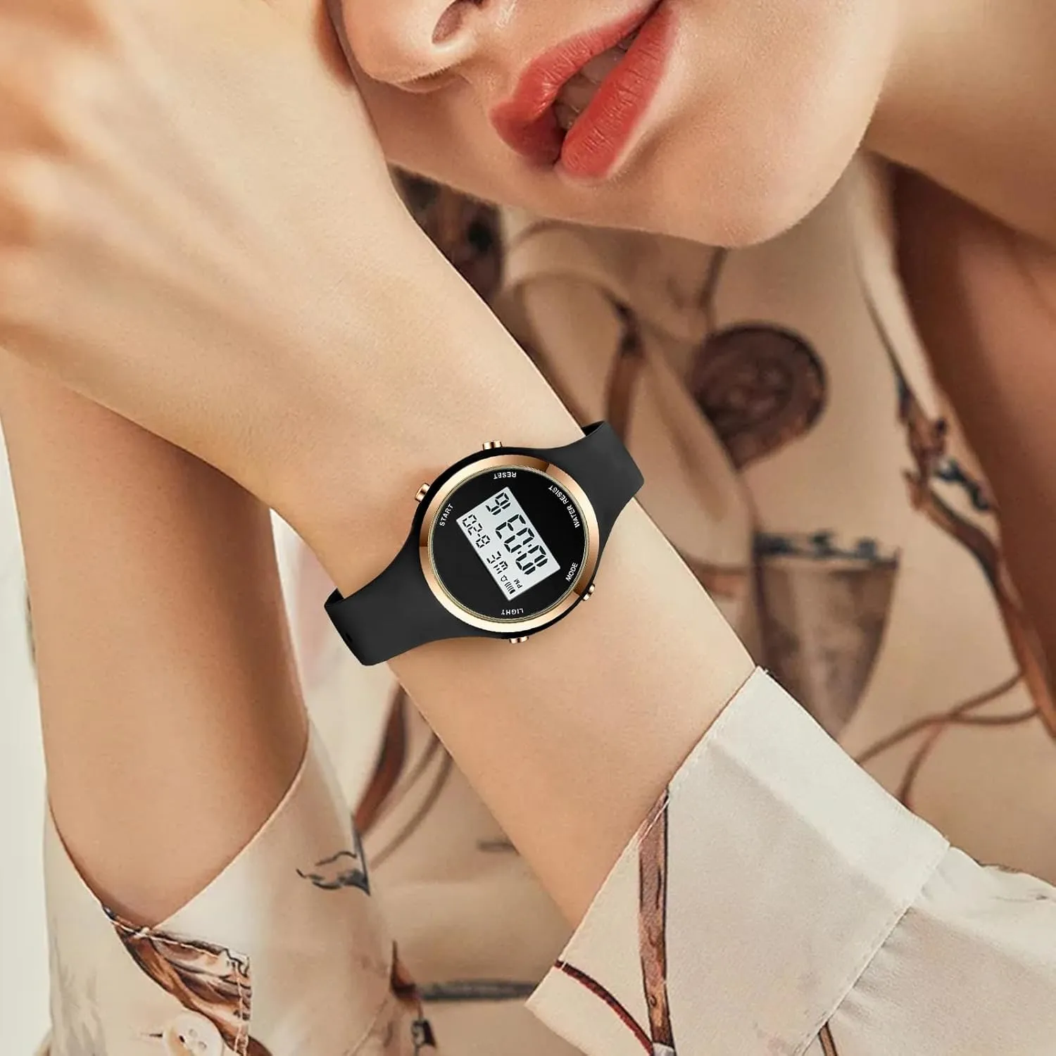 XCZAP Outdoor Sport Watches Alarm Clock 5Bar Waterproof LED Digital Watch