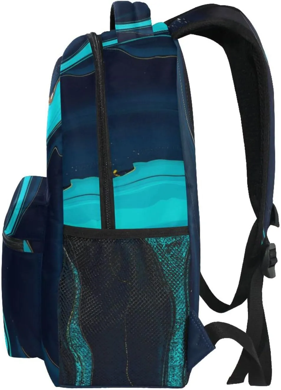 xigua Blue Butterfly Backpacks Waterproof Laptop Casual Daypack Tablet Travel Backpack School Bag with Multiple Pockets