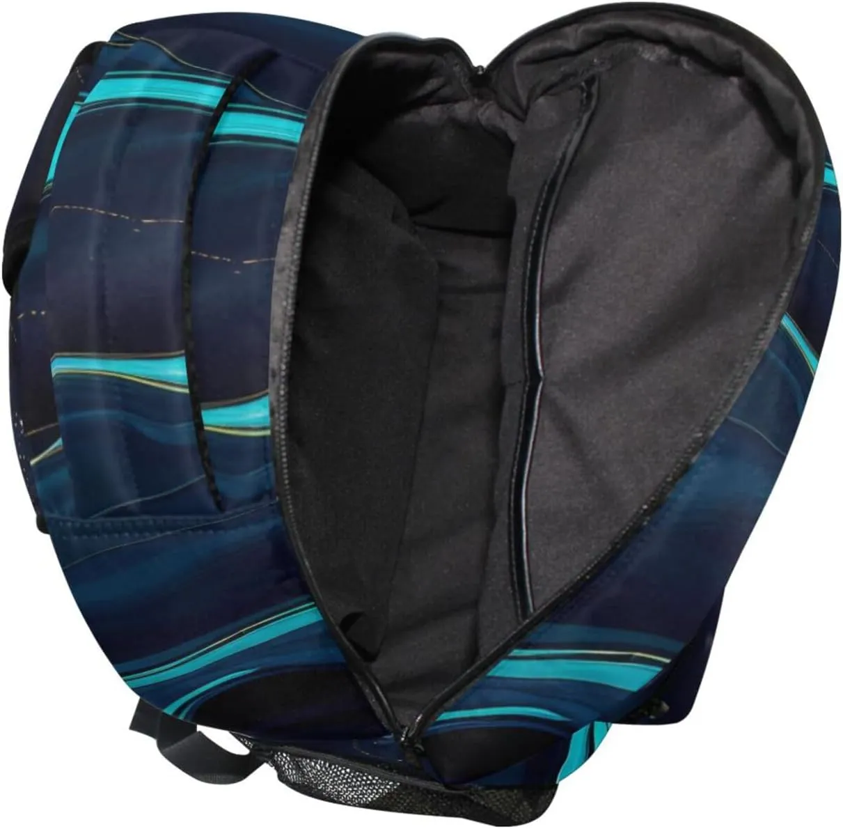 xigua Blue Butterfly Backpacks Waterproof Laptop Casual Daypack Tablet Travel Backpack School Bag with Multiple Pockets