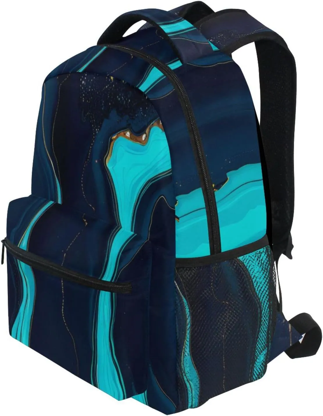 xigua Blue Butterfly Backpacks Waterproof Laptop Casual Daypack Tablet Travel Backpack School Bag with Multiple Pockets