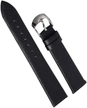XLCZMYL Plain Weave Leather Watch strap 12 14 16 18 20 22 mm leather Watch band with Gold Pin buckle,1,18mm
