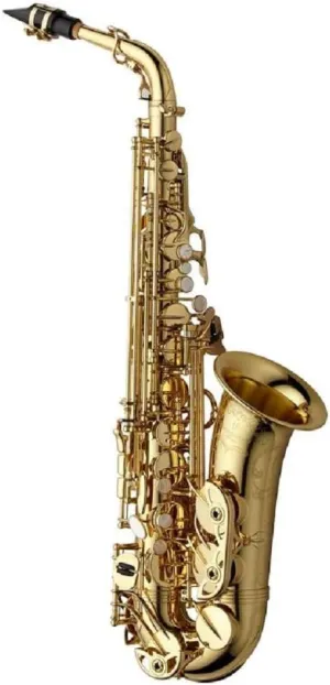 Yanagisawa Alto Saxophone A-WO10, Brass, Gold, White, Black, F Key, Lacquered Finish