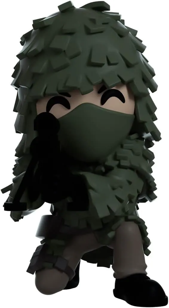 Youtooz Ghillie Suit Sniper 4.2" Vinyl Figure, Official Licensed Collectible Ghillie Suit Sniper From Call Of Duty: Modern Warfare 2 Video Game Figure, By Youtooz Modern Warefare 2 Collection