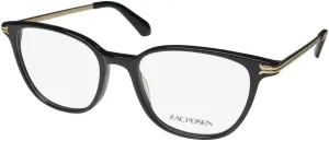 Zac Posen Maryse Classic American Fashion Design Modern & Elegant Eyeglass Frame/Glasses/Eyewear [50-17-140, black]