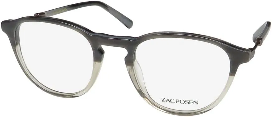 Zac Posen Warren Premium Segment American Fashion Icon Designer Premium Look Eyeglass Frame/Eyewear/Glasses [50-20-135, shadow fade]