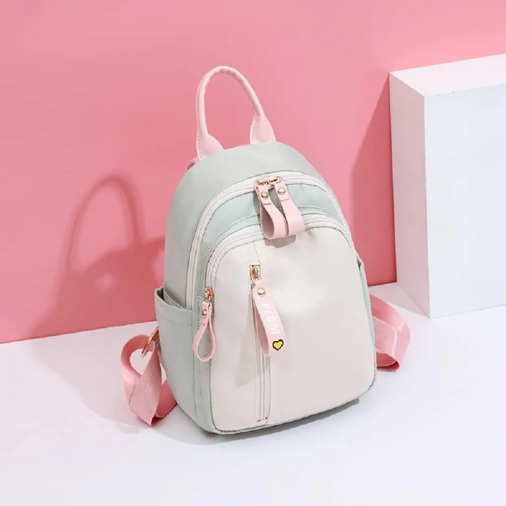 zhongningyifeng Backpack for Women Small, Mini Nylon Travel Backpack Purse, Shoulder Bag Cute Lightweight for Ladies
