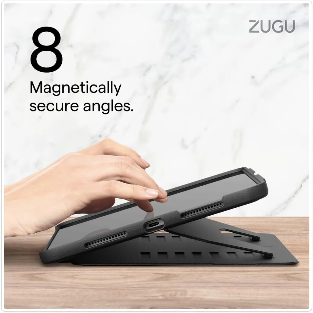 ZUGU Case for iPad Pro 11 (M4) 2024, Slim Protective Cover with Apple Pencil Holder, Auto Wake/Sleep, Multiple Viewing Angles, iPad Pro 11 Inch Case, Sturdy & Durable Phone Cover, Pine