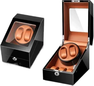 ZUMAHA Exquisite Dustproof Watch Storage Case Automatic Watch Winder Mechanical Watch Shaker Watch Automatic Winding Box Watch Display Case Durable